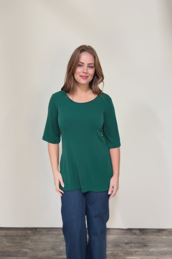 Side Split Tunic Top – Posygreen