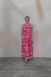 Riley Cotton Maxi Dress - Labyrinth