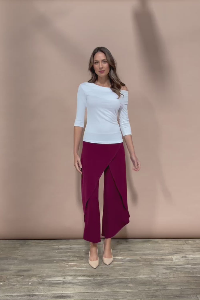 The Cross Over Pant - Port