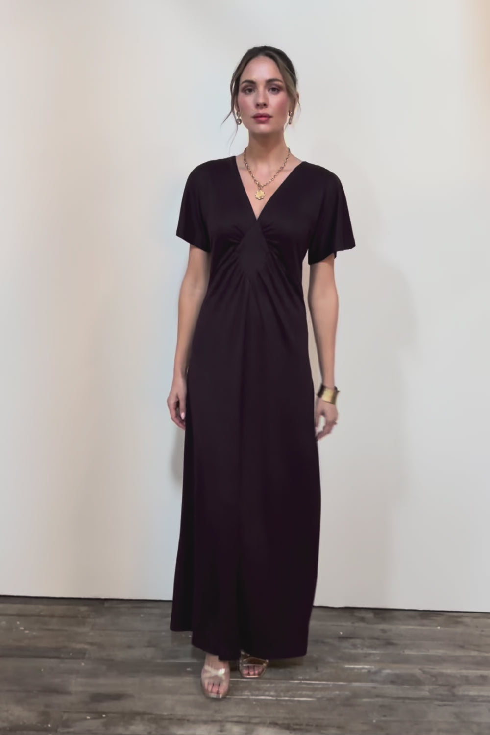 Glenda Evening Gown - Garnet