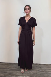 Glenda Evening Gown - Garnet