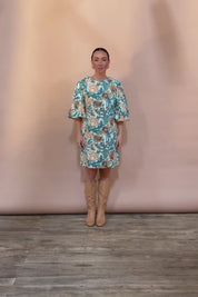 Josephine Cotton Dress - Thistle