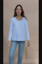 The Classic Long Sleeve Tee - White