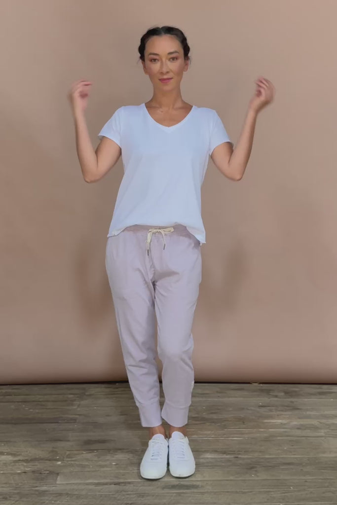 Fundamental Brunch Cotton Pant - Dustylilac