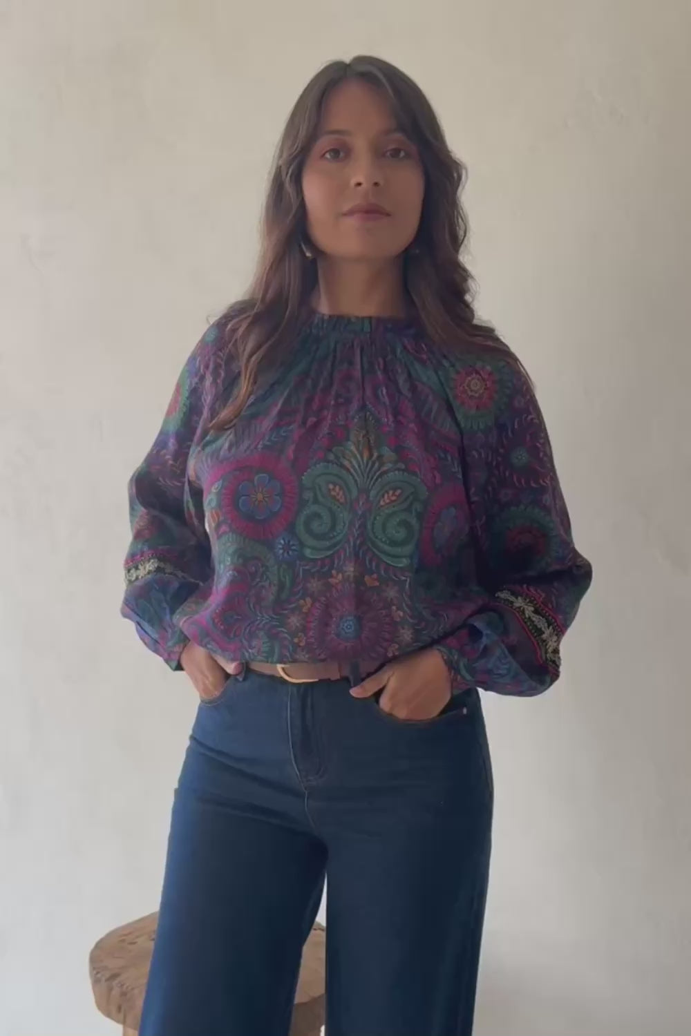 Finke Gorge Blouse - Paisley