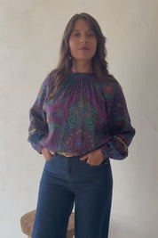 Finke Gorge Blouse - Paisley