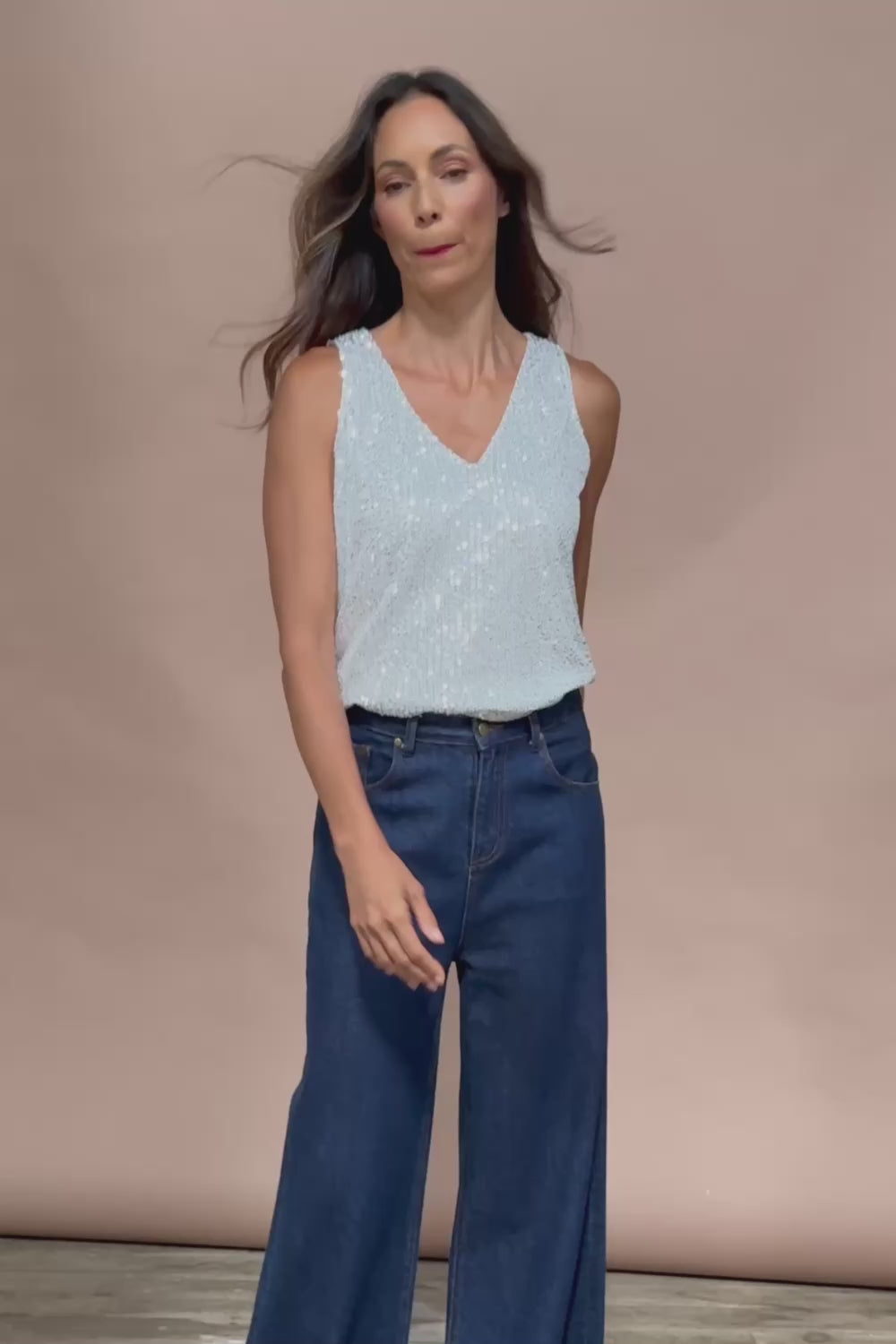 Reece Top - Silver