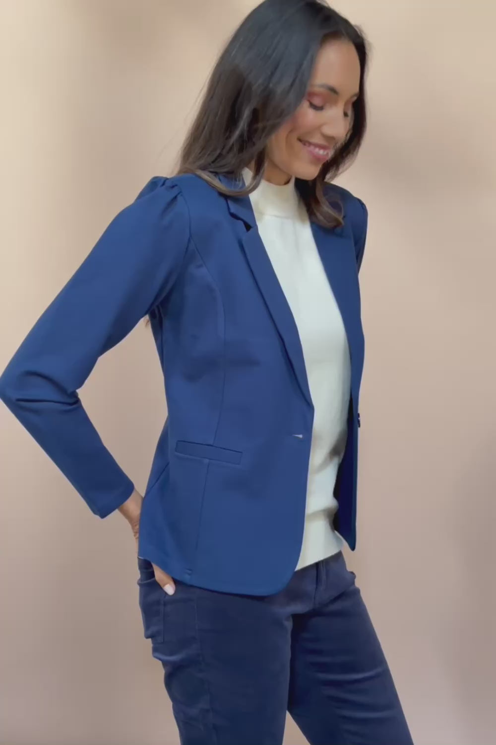 The Ponte Blazer – Aztecblue