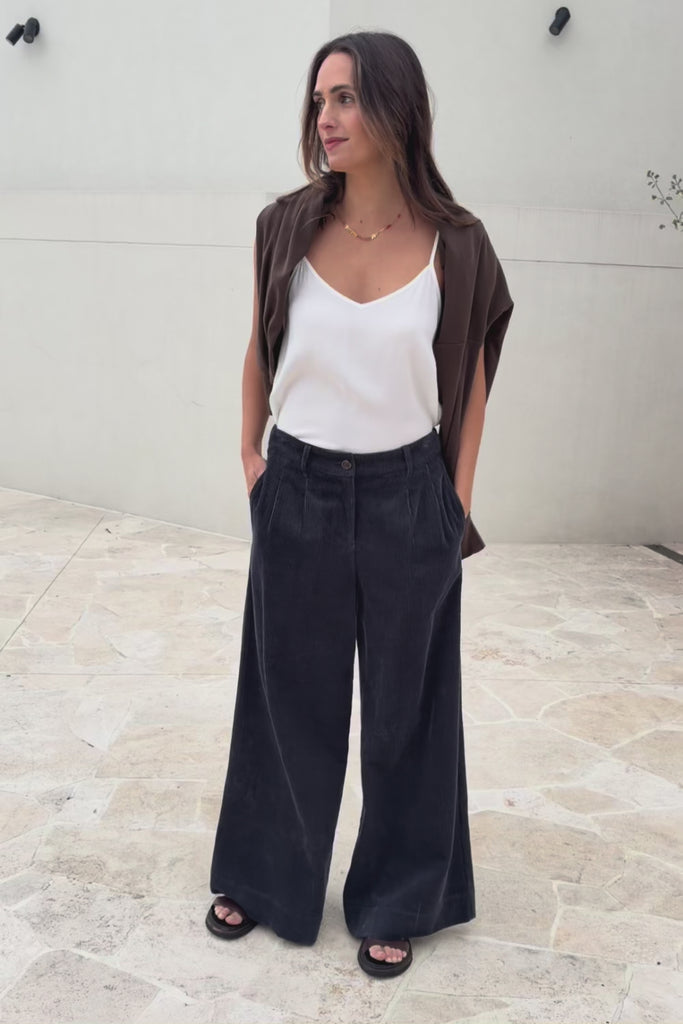 Need You In My Life Cotton Cord Pants – Frenchnavy