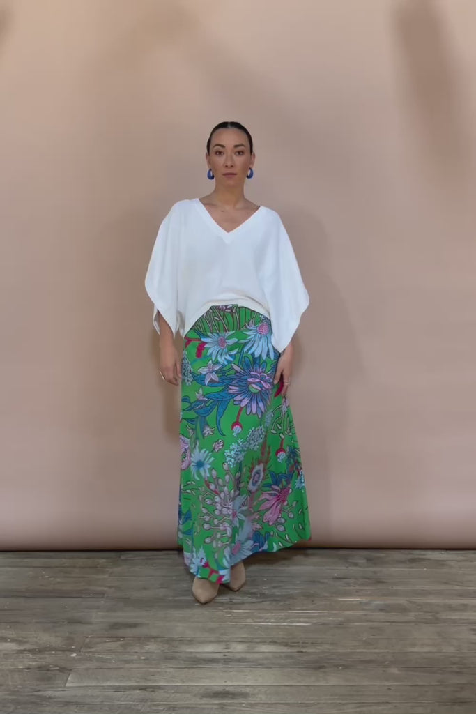 Rosemary Cotton Maxi Skirt - Greengard