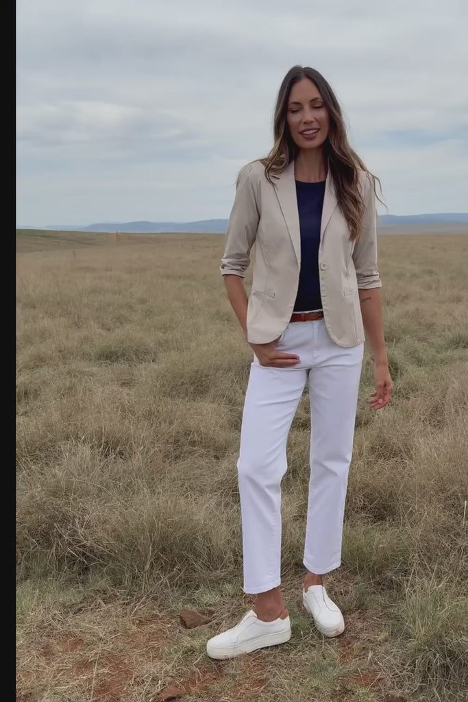 The Everyday Blazer - Stone
