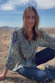 Easy On Me Blouse - Bluefolk