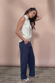 The Everyday Cord Cargo Pant – Navy