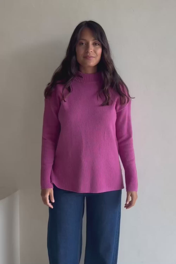 Wool Pull On Jumper – Rose