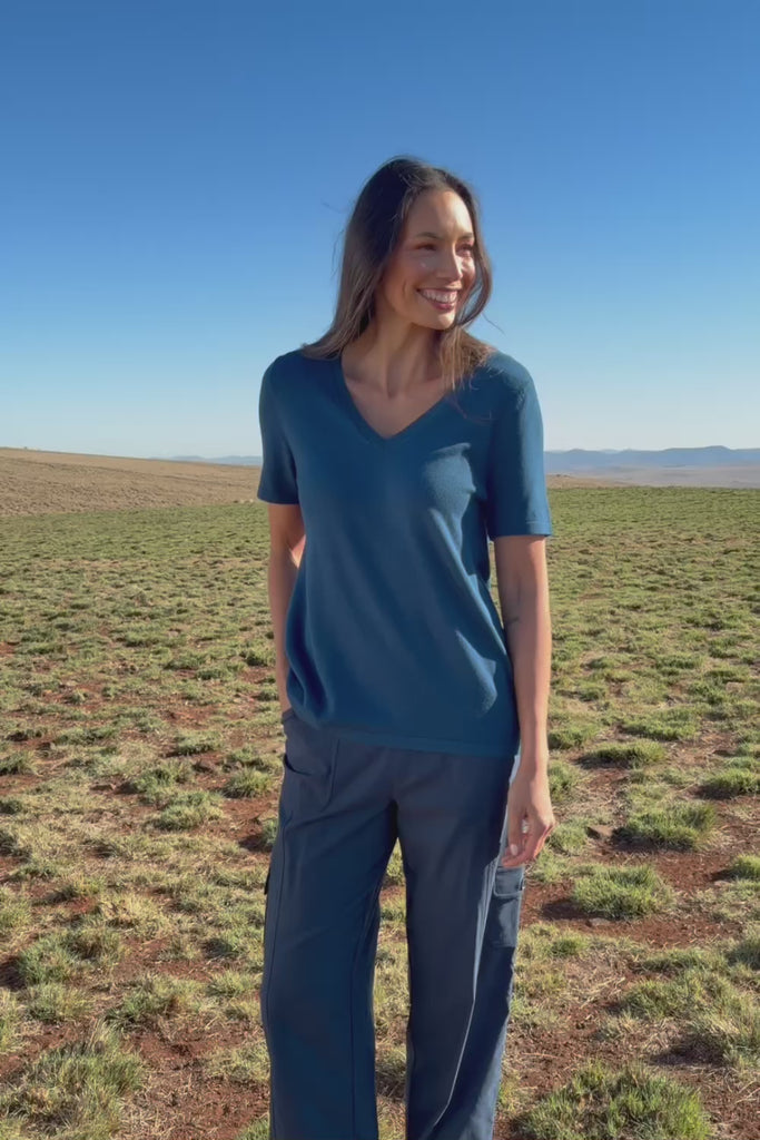 The Everyday Full Length Cargo Pant - Petrol
