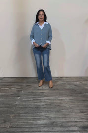 My Boyfriends Slouch Cardi - Denim