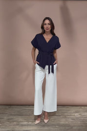 The Kimono Top - Navy