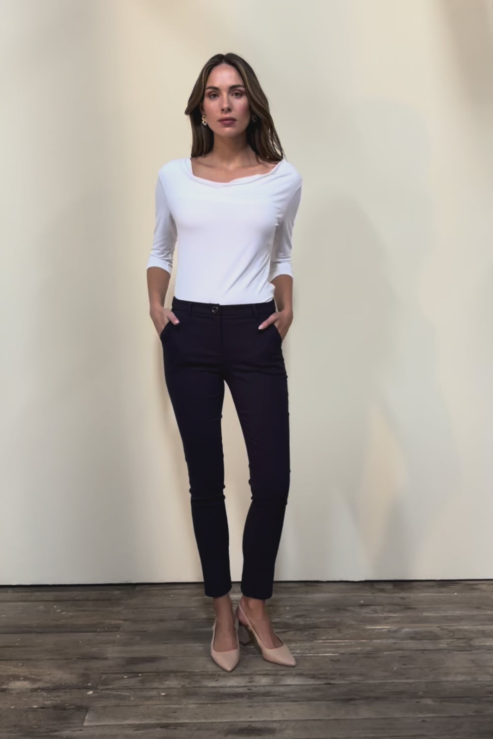 The Slim Cut Stretch Pant - Navy