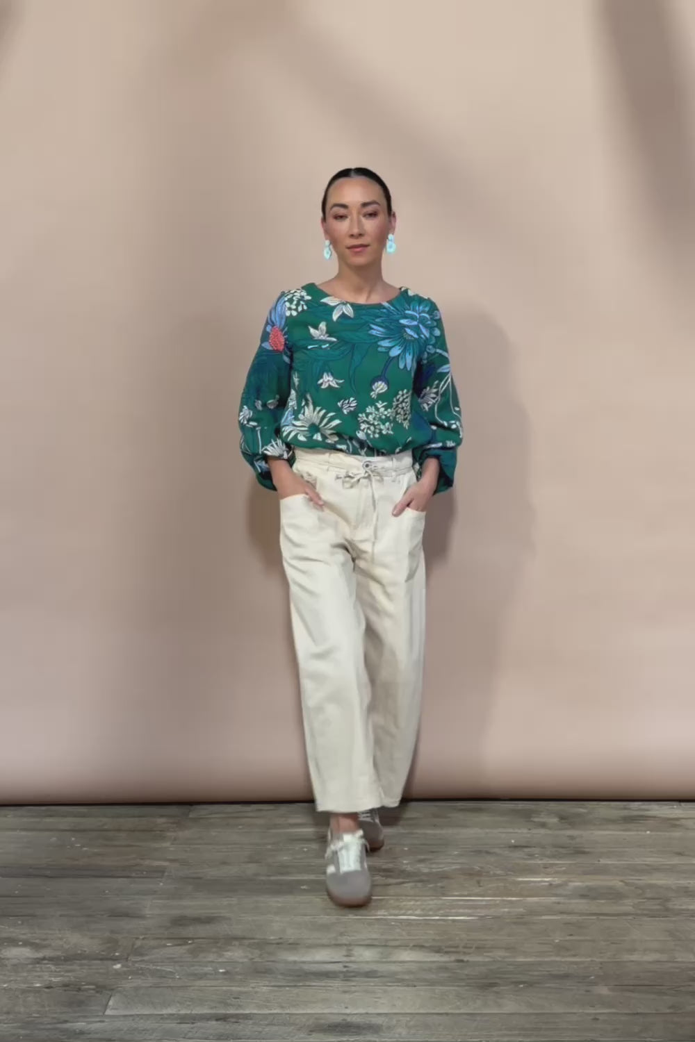 Harriet Blouse - Deepgreen