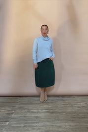 Wool Cable Knit Jumper – Iceblue